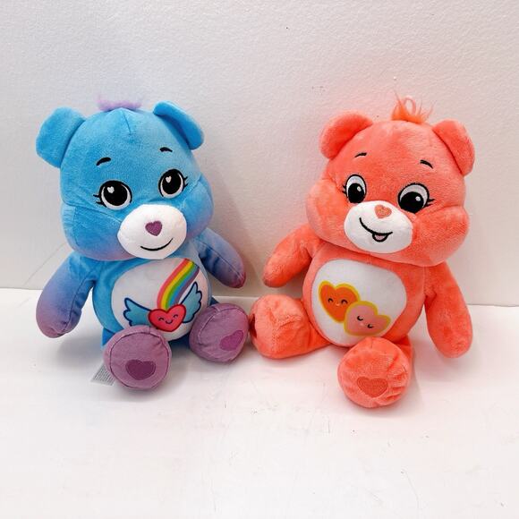 Care Bears Plush 12" Lot of 2 Love a Lot Dream Bright Collectible Plush Toy Doll - Picture 4 of 9